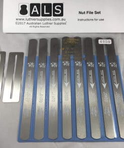 Juego de limas para cejuela de guitarra ALS de 8 piezas