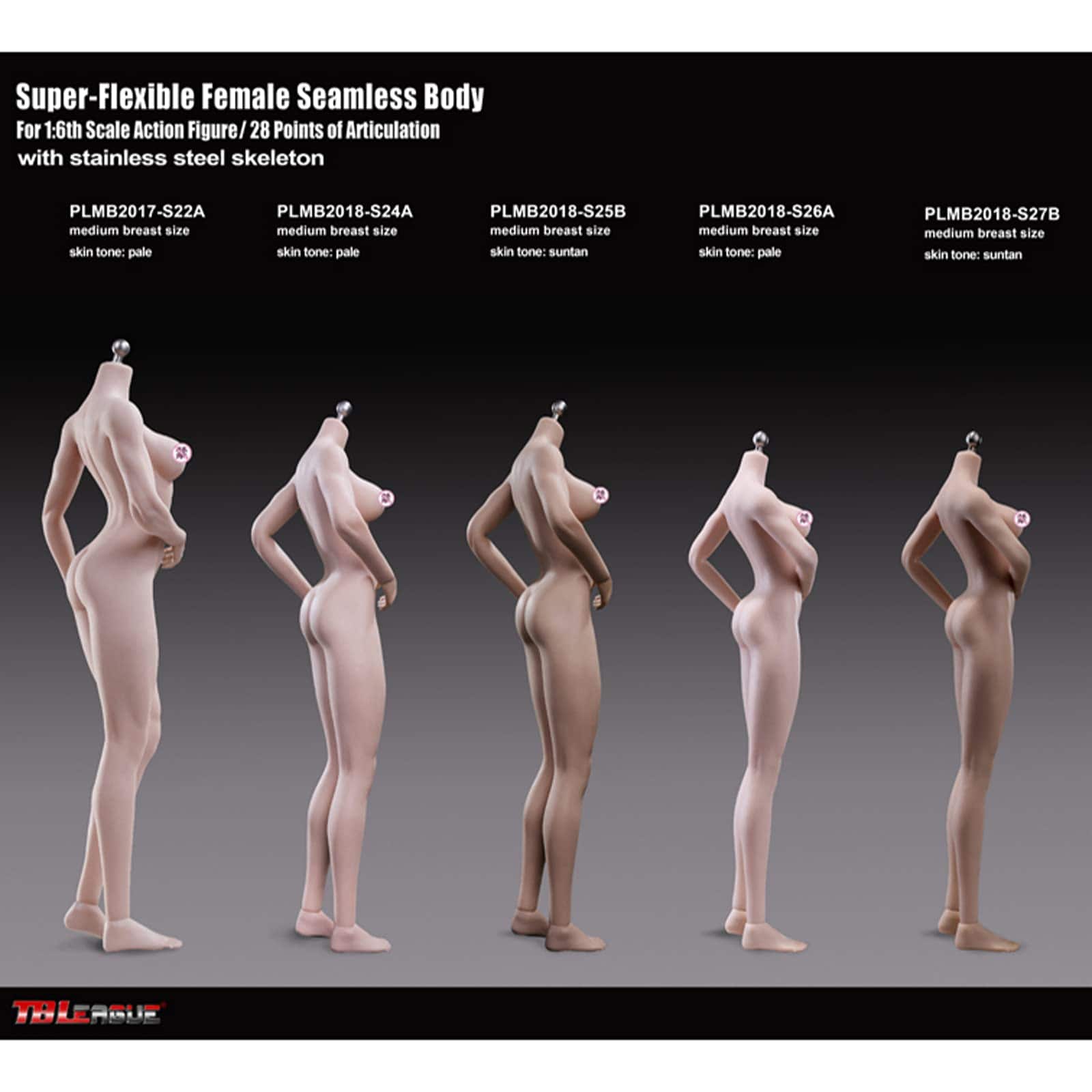 Figura de Acción OBEST TBLeague 1/6 Súper Flexible Cuerpo - Imagen 4