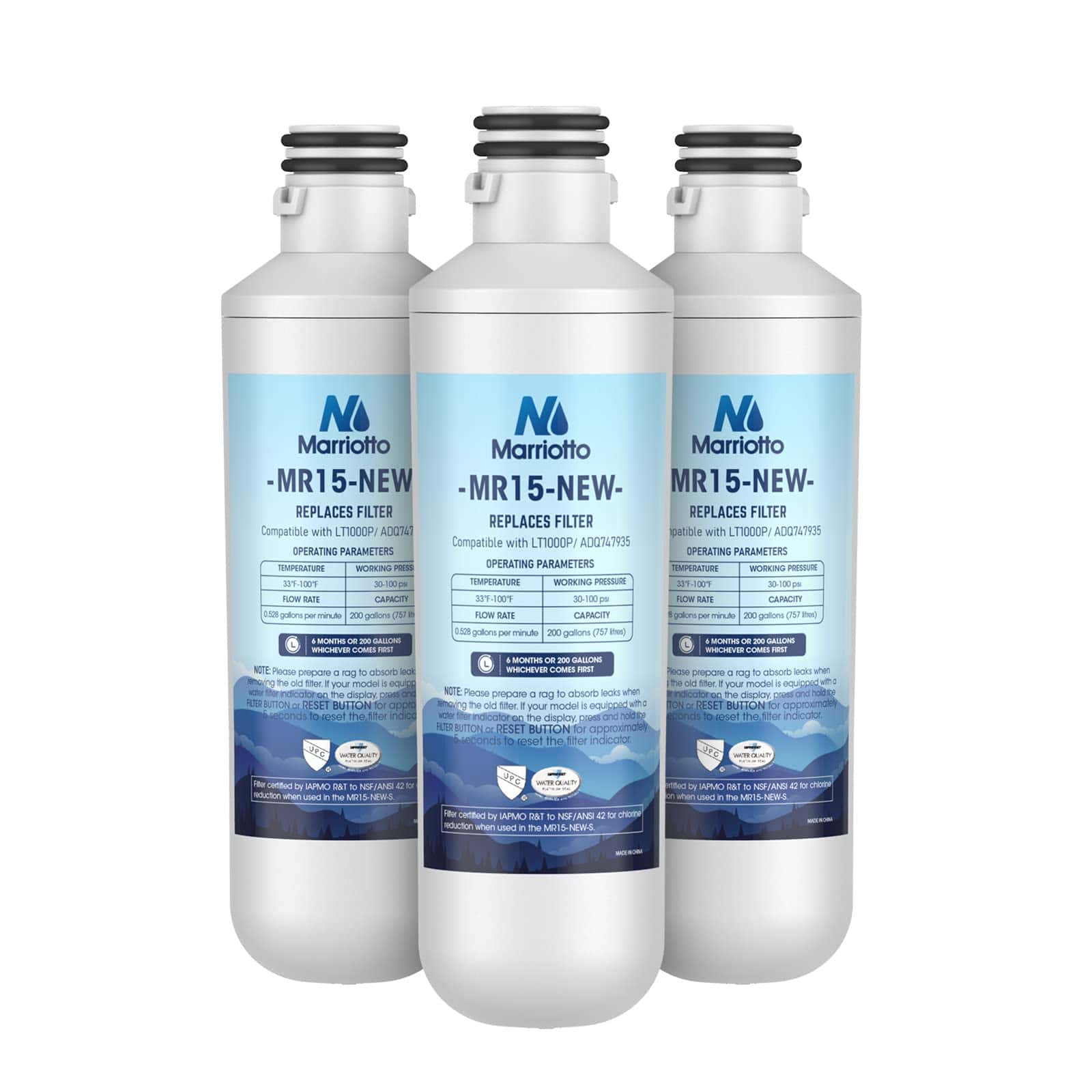 Filtro de Agua para Refrigerador MARRIOTTO LT1000PC,