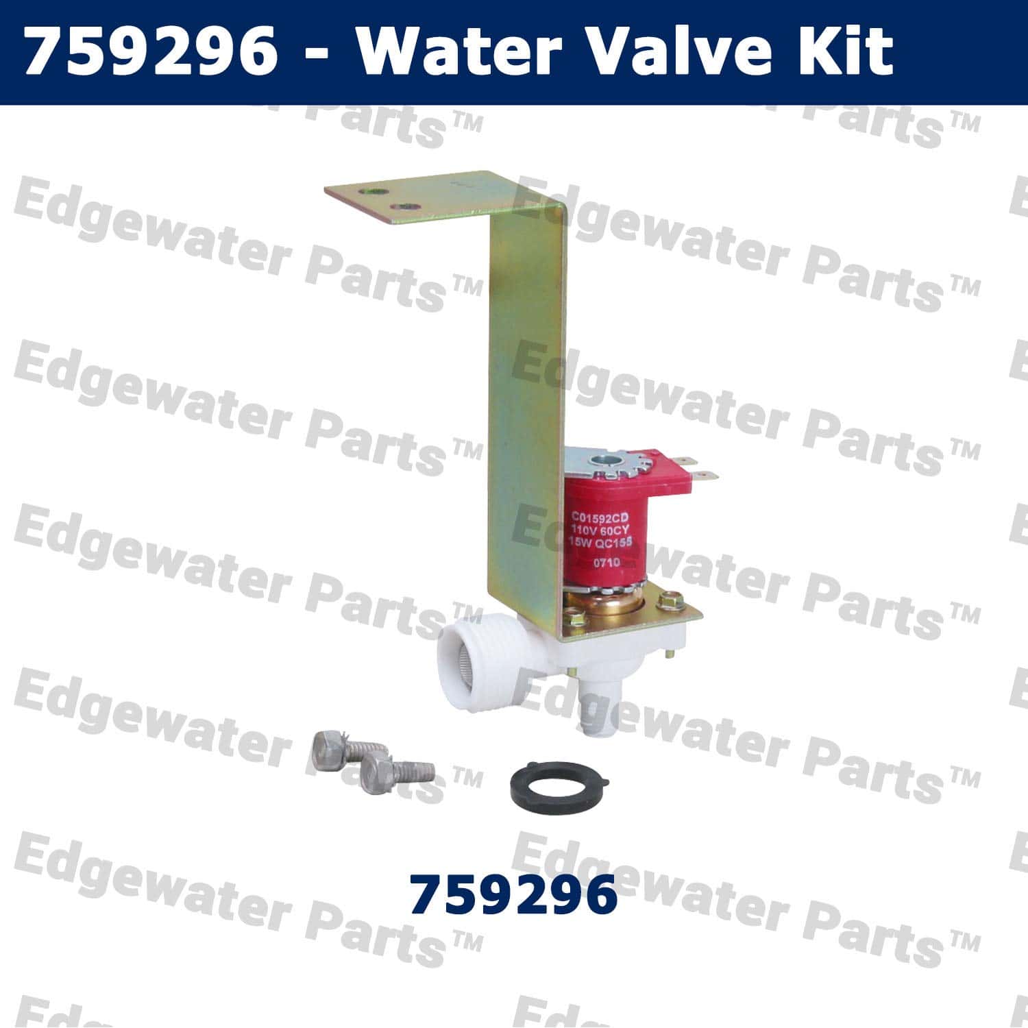 Edgewater Parts 759296 Válvula de Entrada de Agua para - Imagen 3