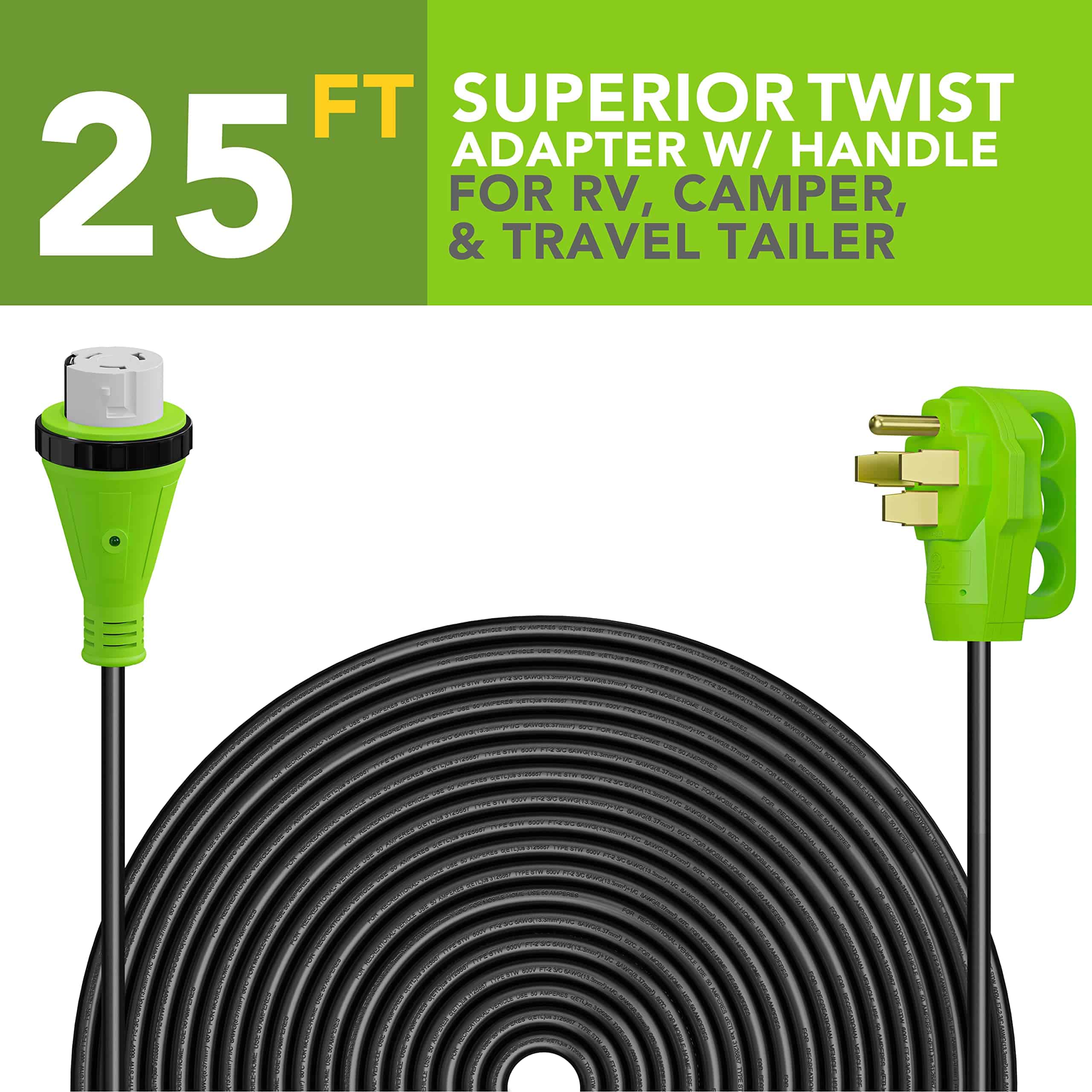 Cable de alimentación / extensión Leisure Cords de 25 pies - Imagen 3