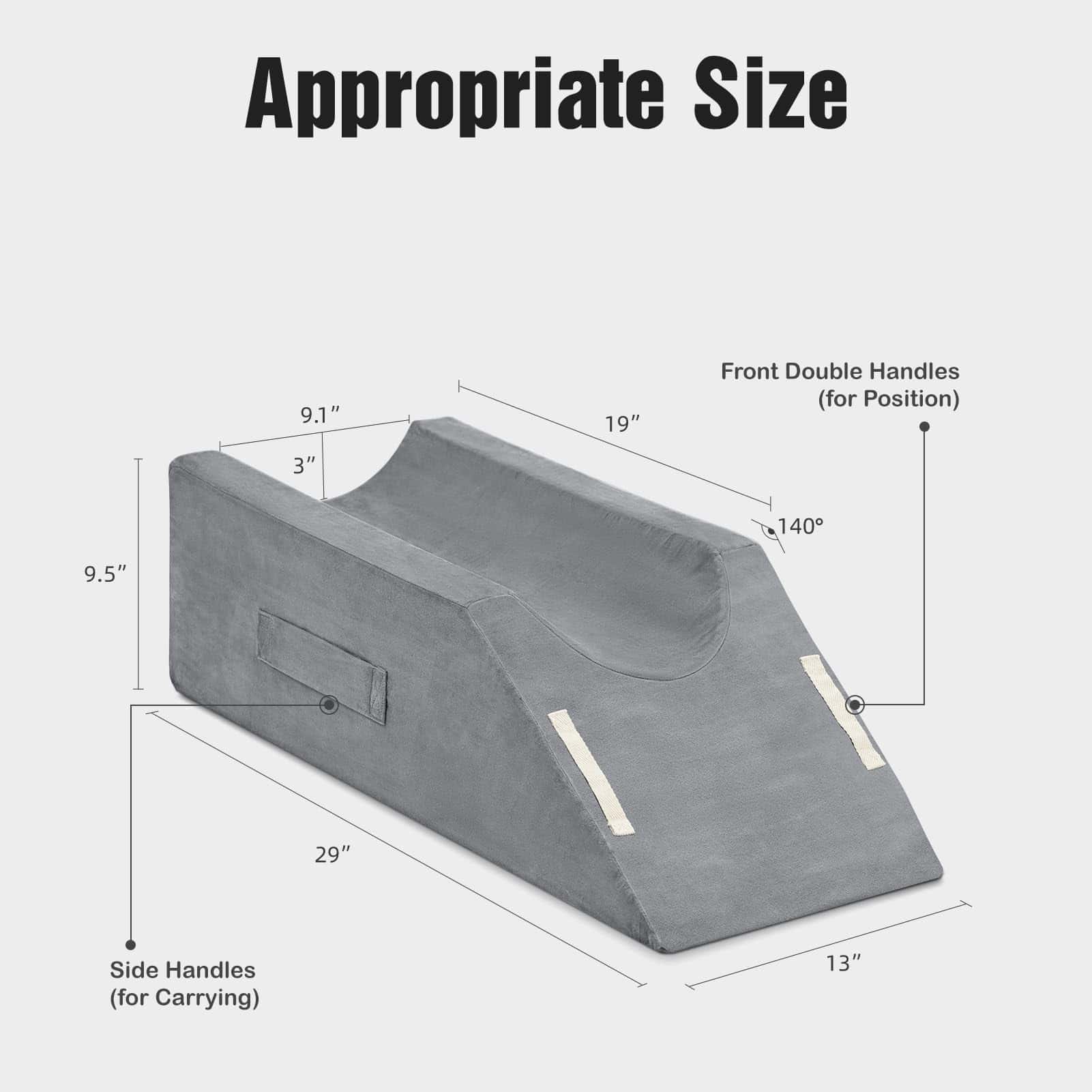 Almohada de elevación de piernas, rodillas y tobillos de - Imagen 6