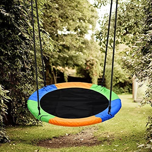 Juegoal 40 Pulgadas Saucer Tree Swing, Columpio Grande con - Imagen 7