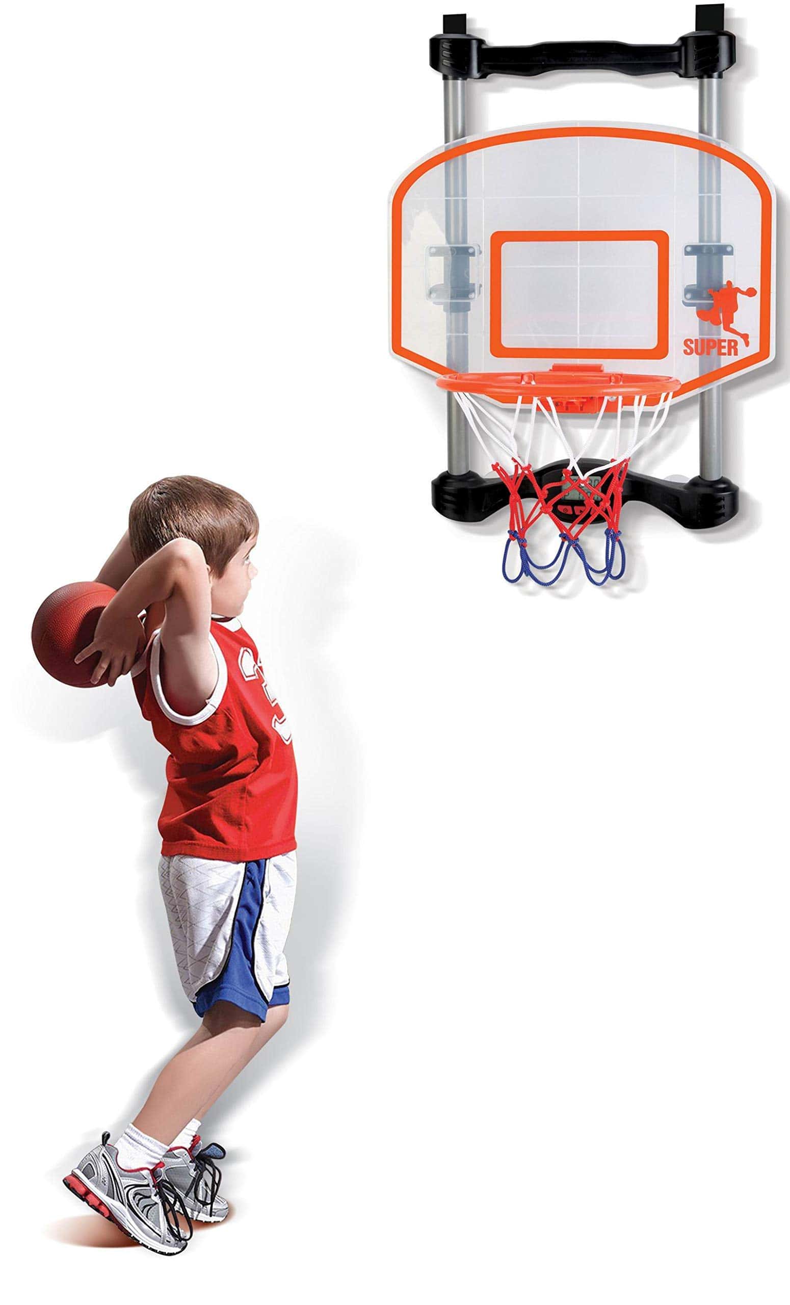 Aro de Baloncesto para Puerta NSG con Marcador de Tiros, - Imagen 5