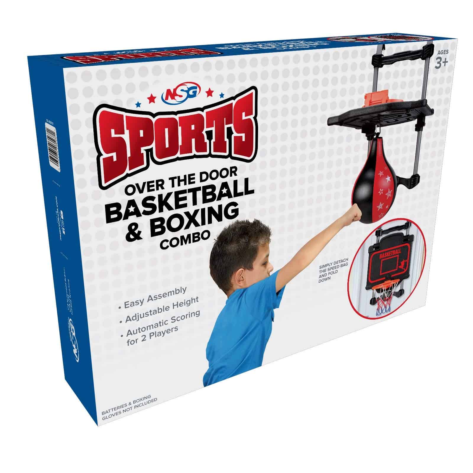 Set de Canasta de Baloncesto y Saco de Boxeo NSG Over The - Imagen 5