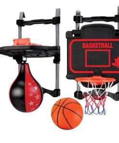 Set de Canasta de Baloncesto y Saco de Boxeo NSG Over The