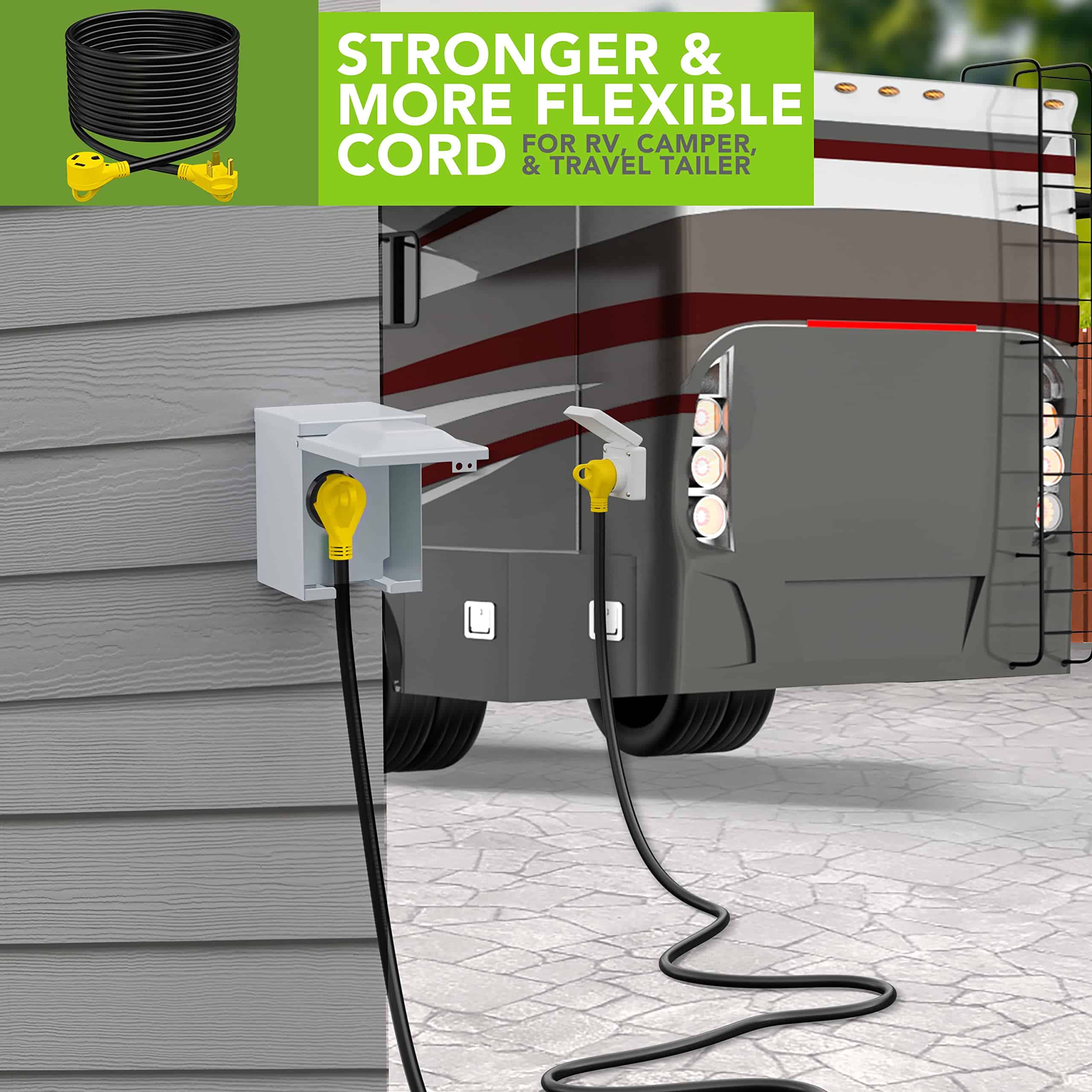 Cable de Extensión de Energía para RV Leisure Cords de 50 - Imagen 7