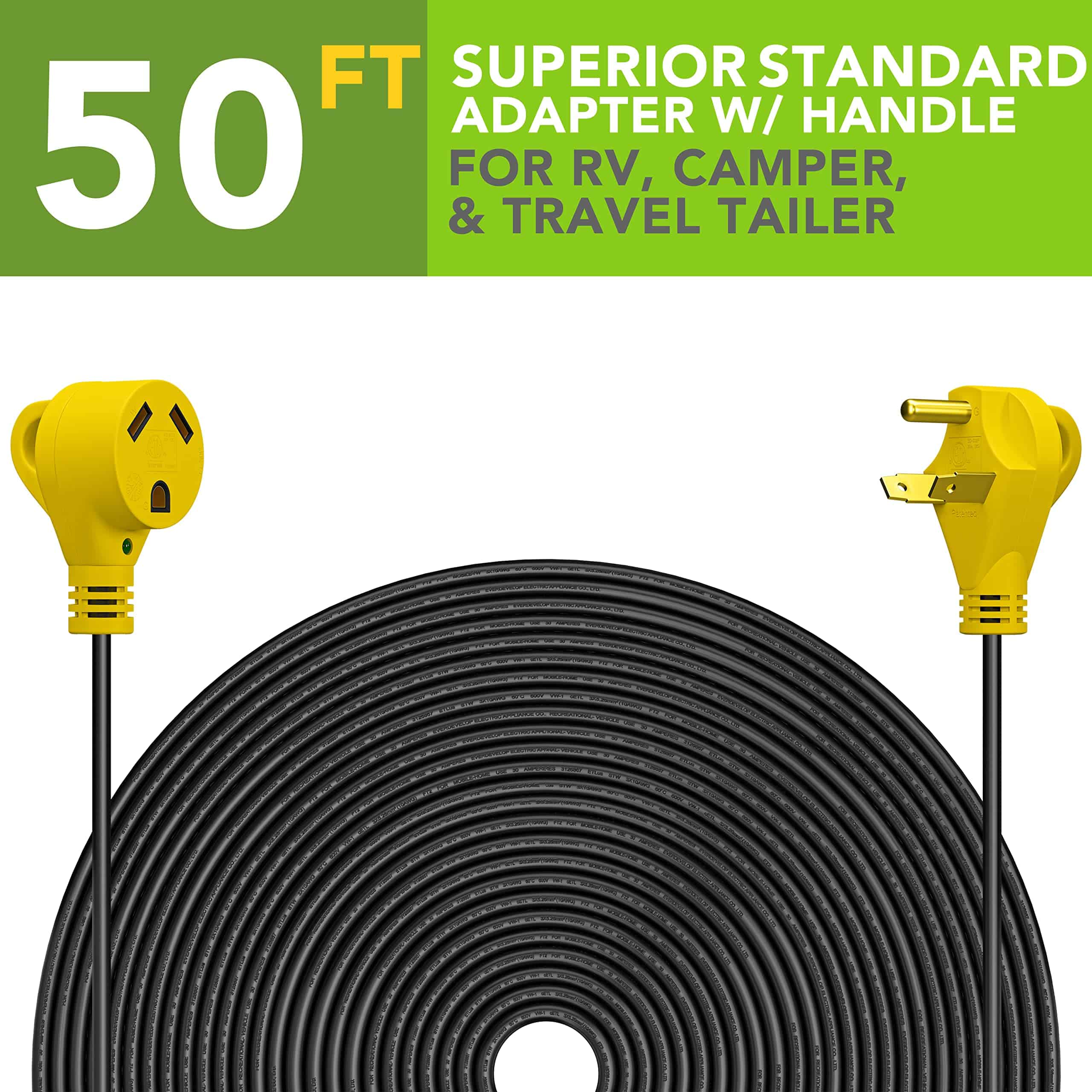 Cable de Extensión de Energía para RV Leisure Cords de 50 - Imagen 3