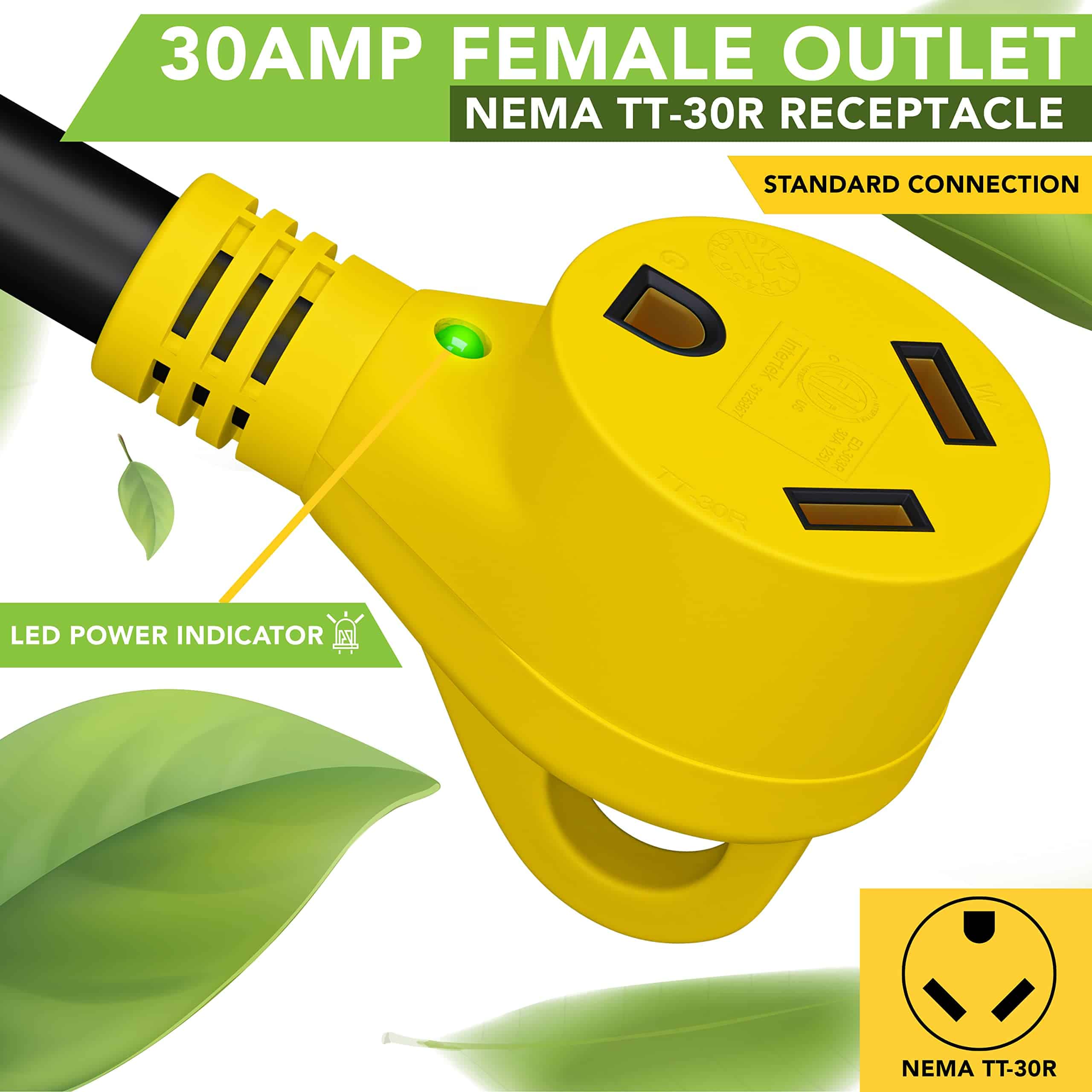 Cable de Extensión de Energía para RV Leisure Cords de 50 - Imagen 4