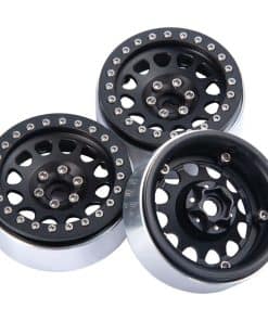 RCLIONS 4PCS Llantas de Aleación de Aluminio 2.2" Beadlock