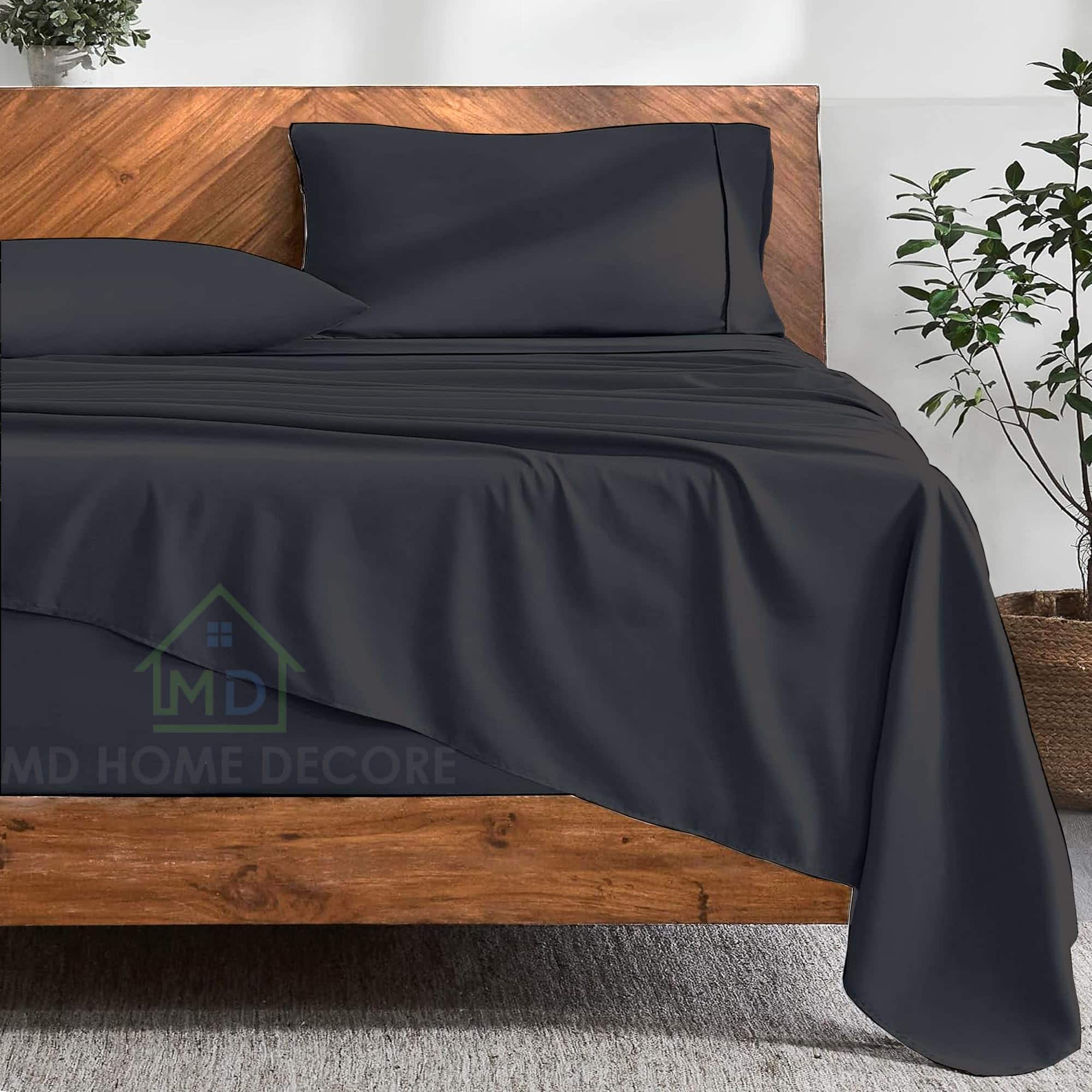 Juego de sábanas extra profunda para cama King (4 piezas)