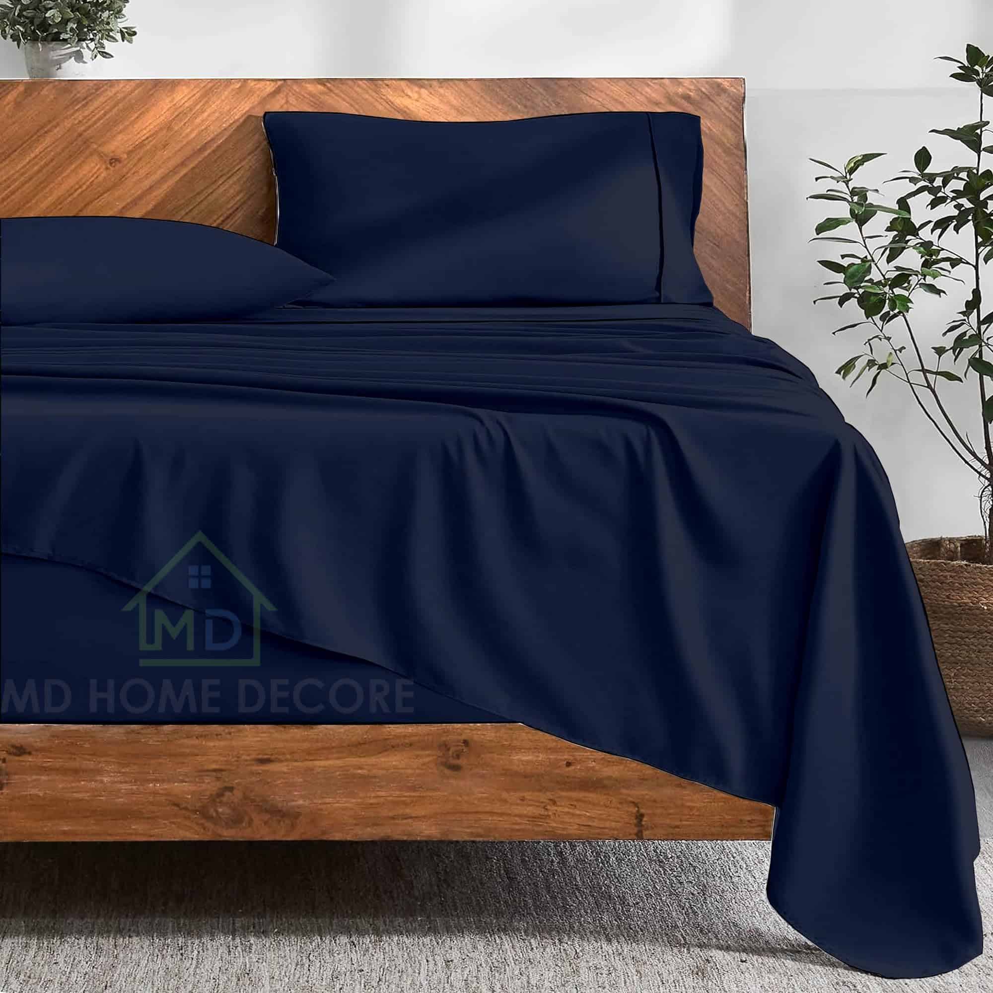 Juego de sábanas King con bolsillo extra profundo (4