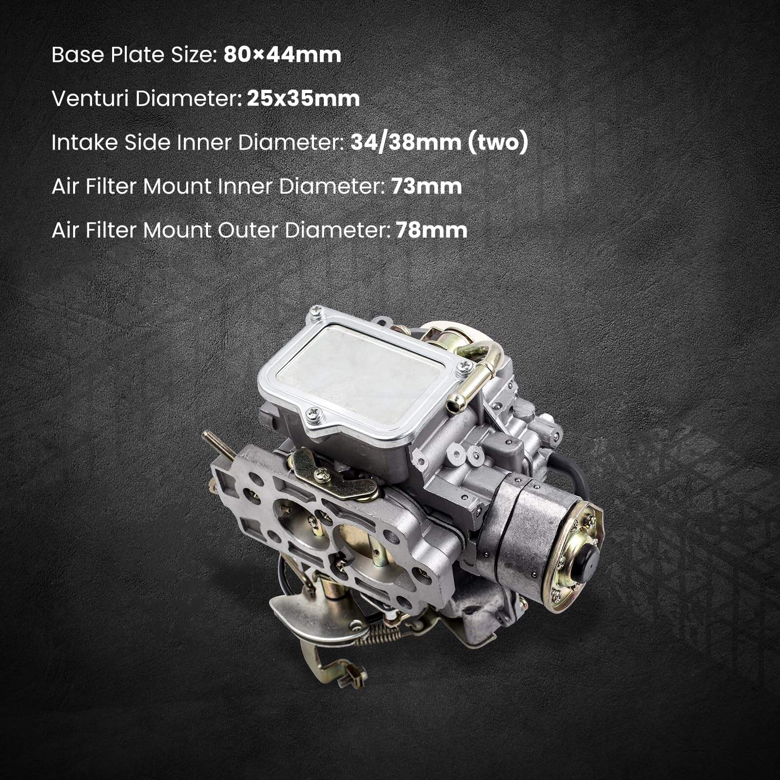 Carburador de 2 Barriles para Nissan Pickup 720 2.4L Z24 - Imagen 7