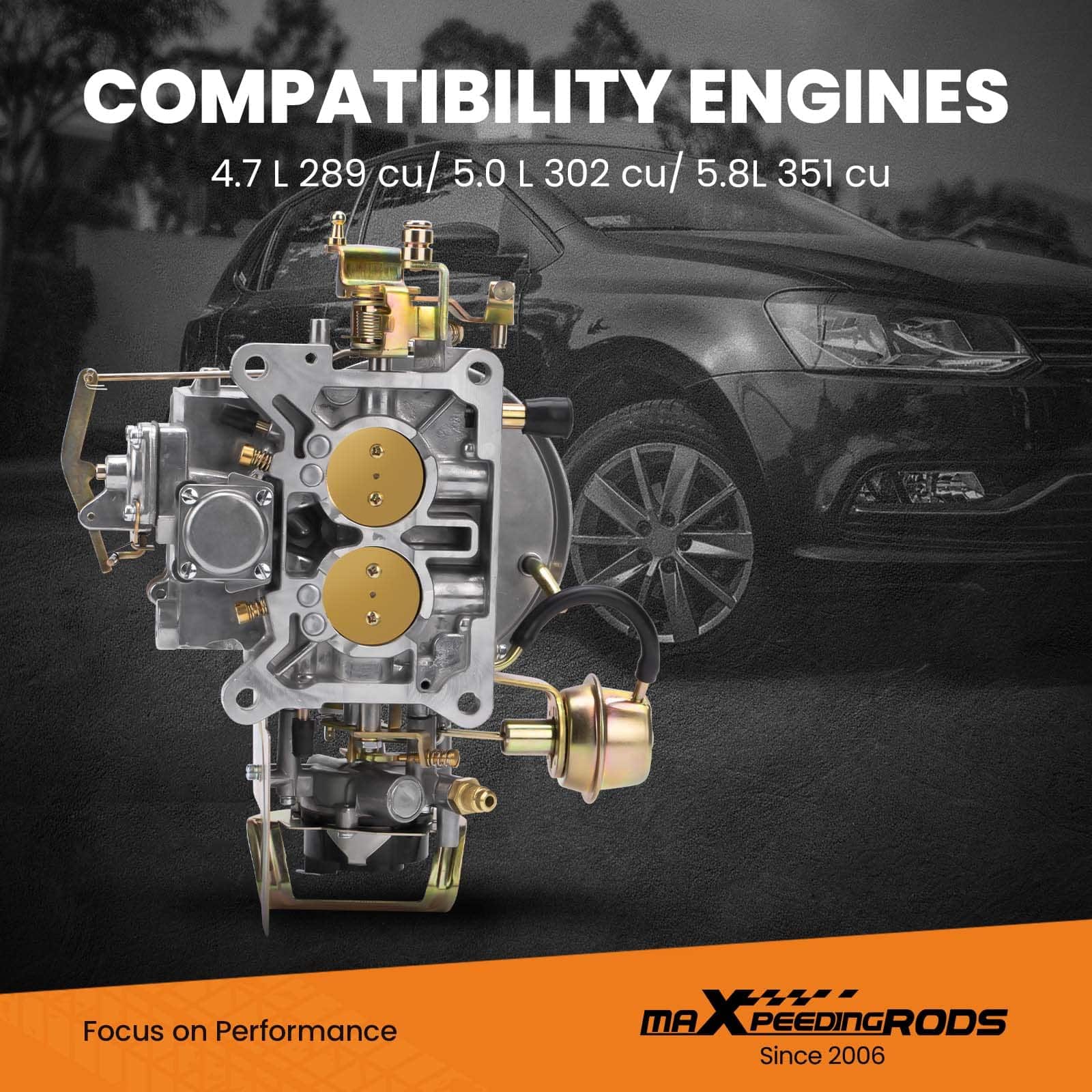 Carburador de 2 Barriles 2100 2150 para Ford Mustang F100 - Imagen 6