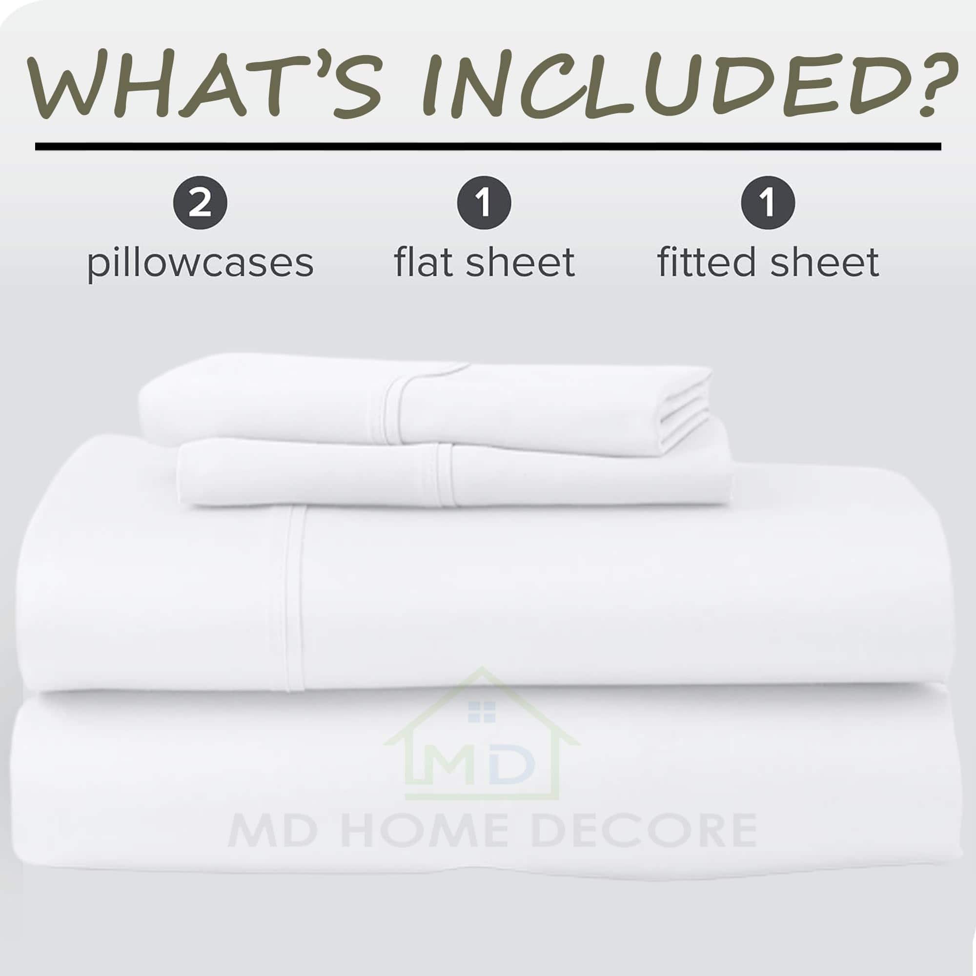 Juego de Sábanas de Bolsillo Extra Profundo MD Home Decore - Imagen 6