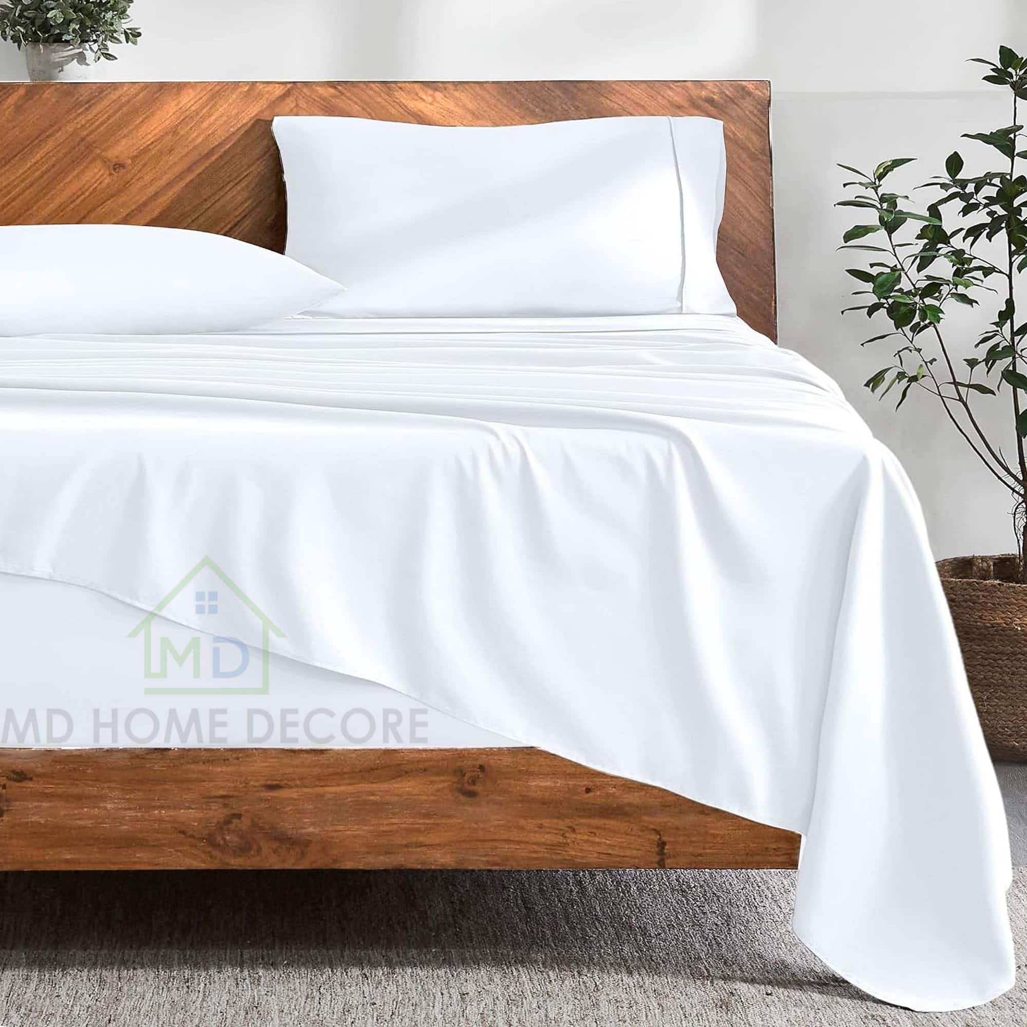 Juego de Sábanas de Bolsillo Extra Profundo MD Home Decore