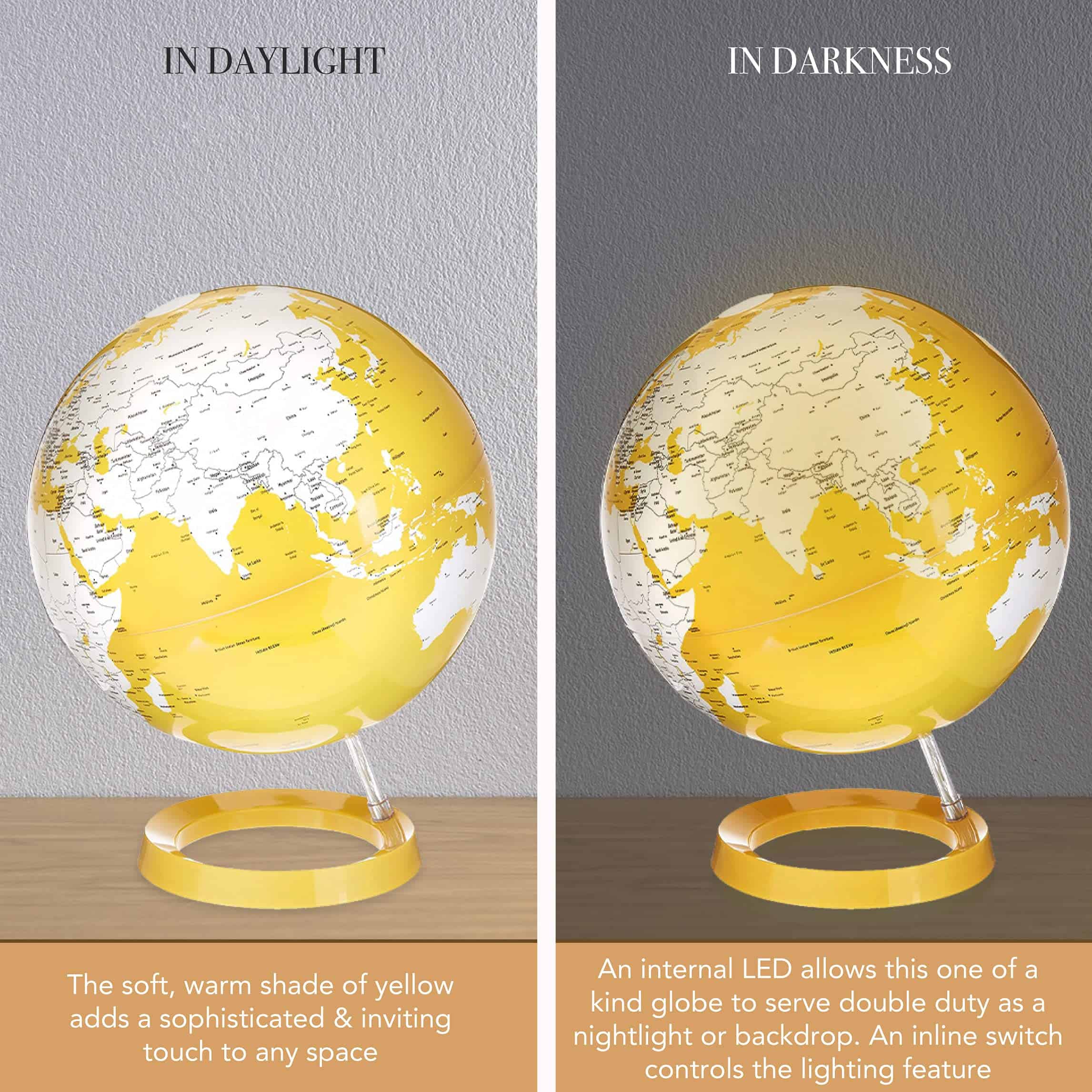 Globo Geographic Light & Color de Waypoint, Globo del Mundo - Imagen 7