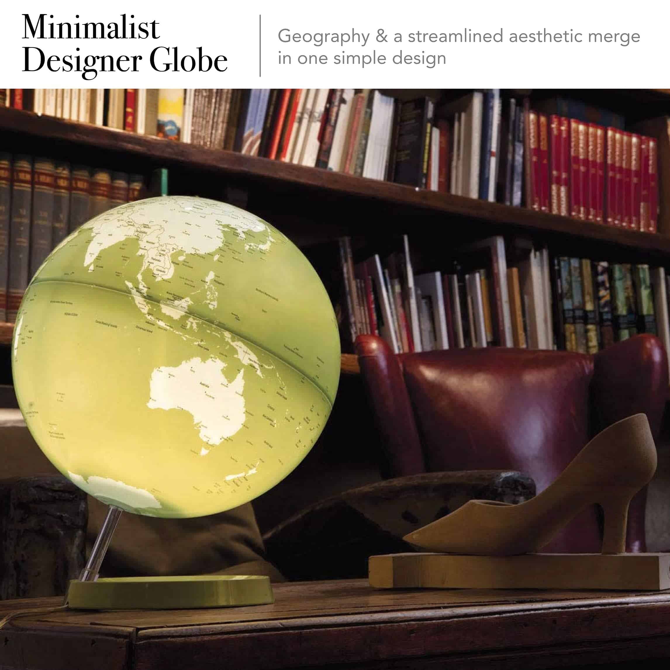 Globo del Mundo Iluminado Waypoint Geographic Light & - Imagen 6