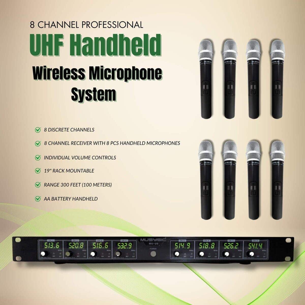 Sistema de Micrófono Inalámbrico MUSYSIC - Sistema de - Imagen 3