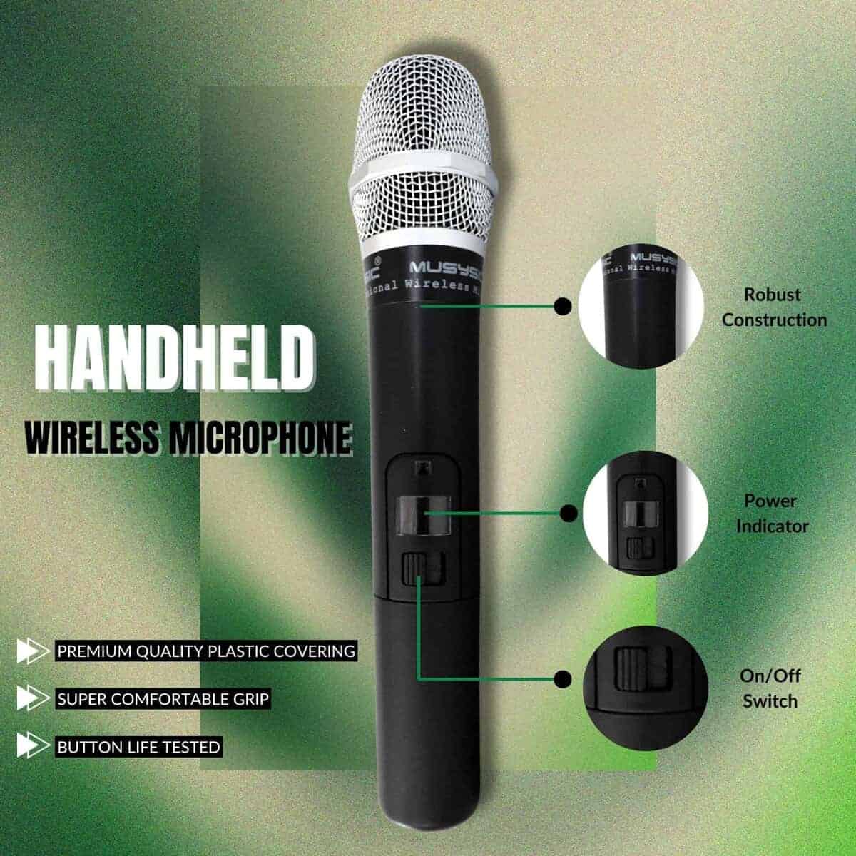 Sistema de Micrófono Inalámbrico MUSYSIC - Sistema de - Imagen 5