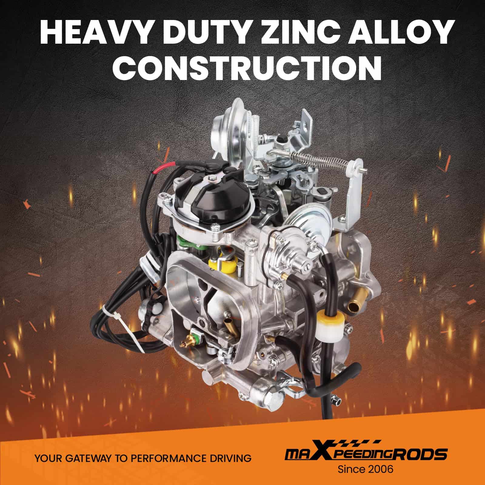 Carburador maXpeedingrods 2-Barrel 22R TOY-505 para Toyota - Imagen 9