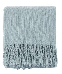 Manta Clásica Tejida Sólida con Borlas de Fennco Styles 50"