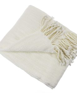 Fennco Styles Manta Tejida Clásica de Algodón Ligera con