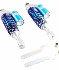 Par de amortiguadores de aire traseros para motocicleta