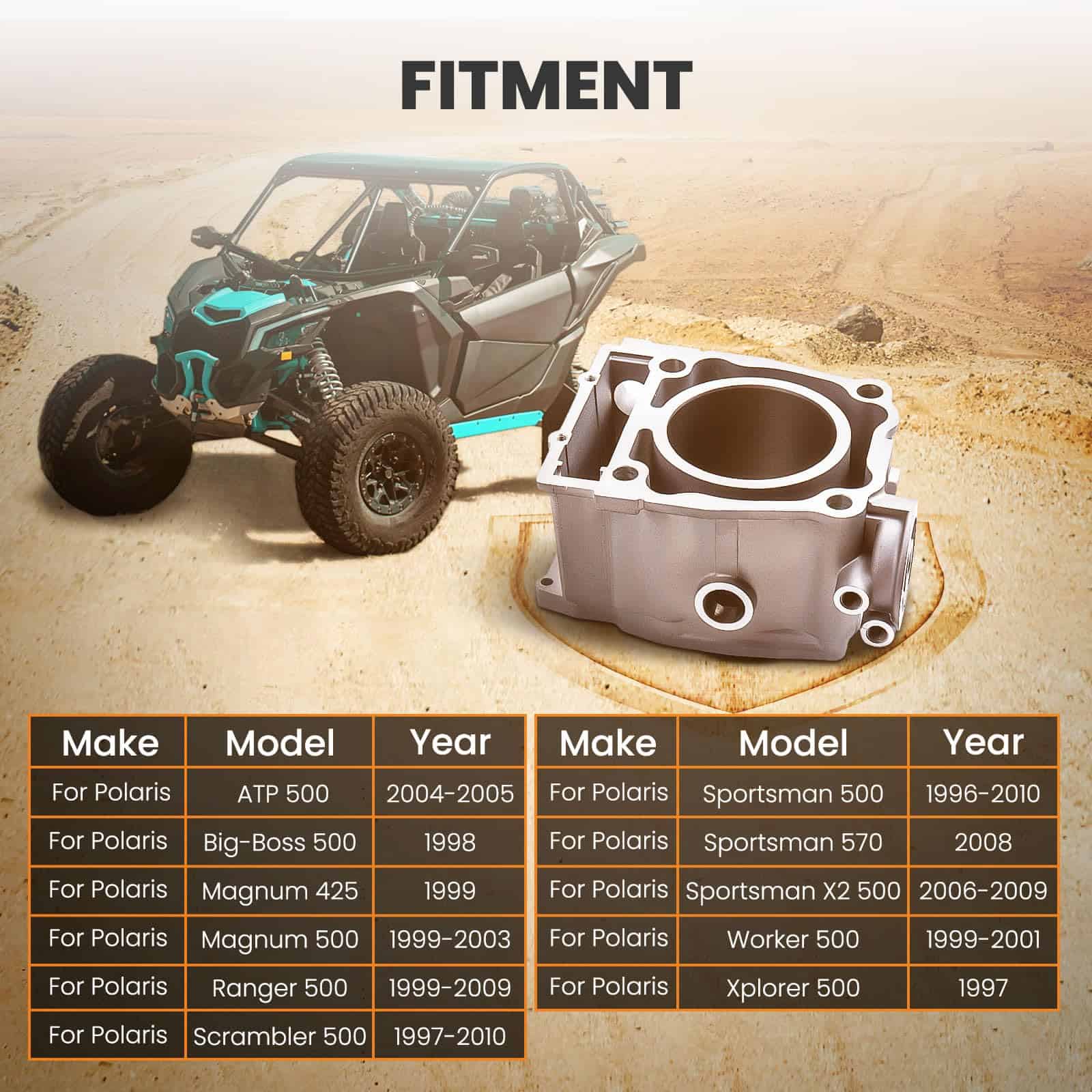 Kit de Cilindro y Pistón maXpeedingrods 92mm para Polaris - Imagen 3