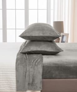 Juego de sábanas extra suaves de terciopelo de felpa para