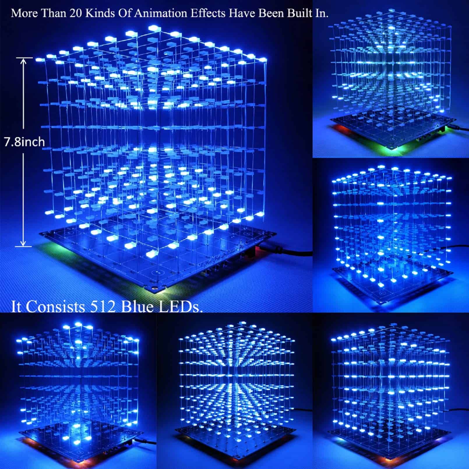 Kit de Luz de Cubo 3D LED iCubeSmart DIY con Software de - Imagen 3