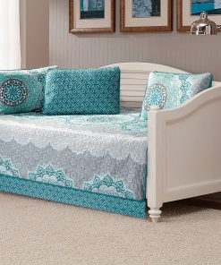 Juego de 5 piezas de Colcha Acolchada para Cama de Día