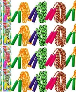 JA-RU Cuerda para Saltar Ajustable de 7 pies (24 Cuerdas