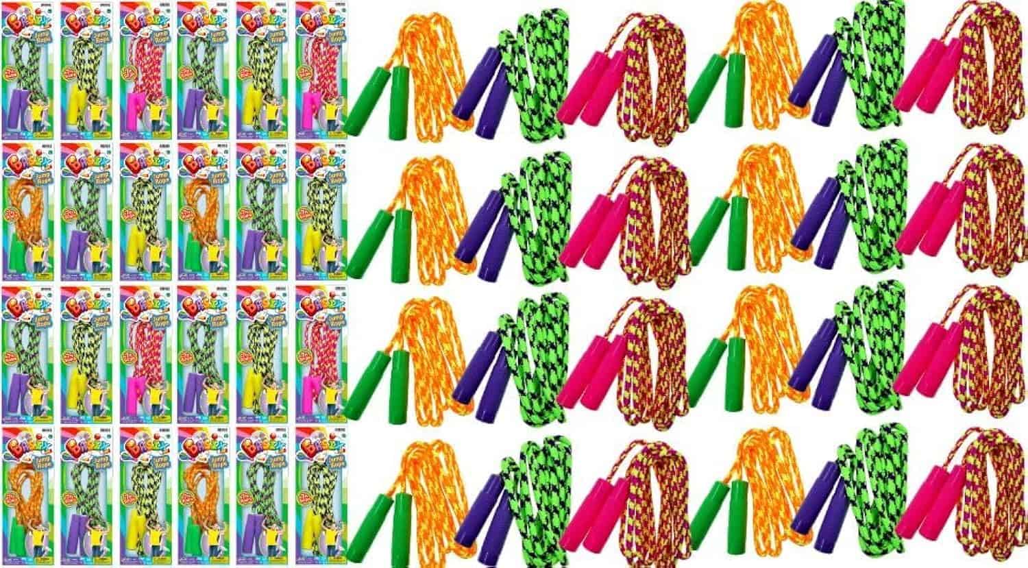 JA-RU Cuerda para Saltar Ajustable de 7 pies (24 Cuerdas