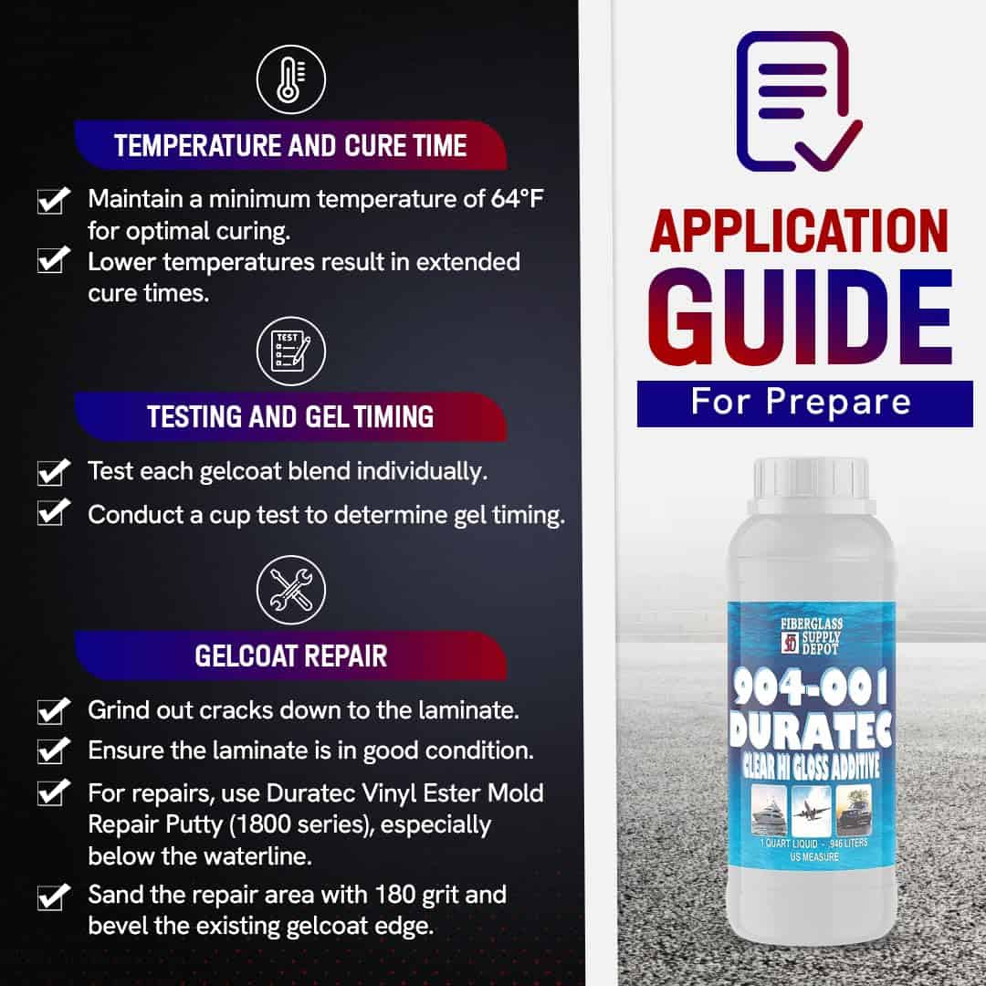 904-001 Duratec Clear Hi-Gloss Additivo para Gelcoat - Imagen 7