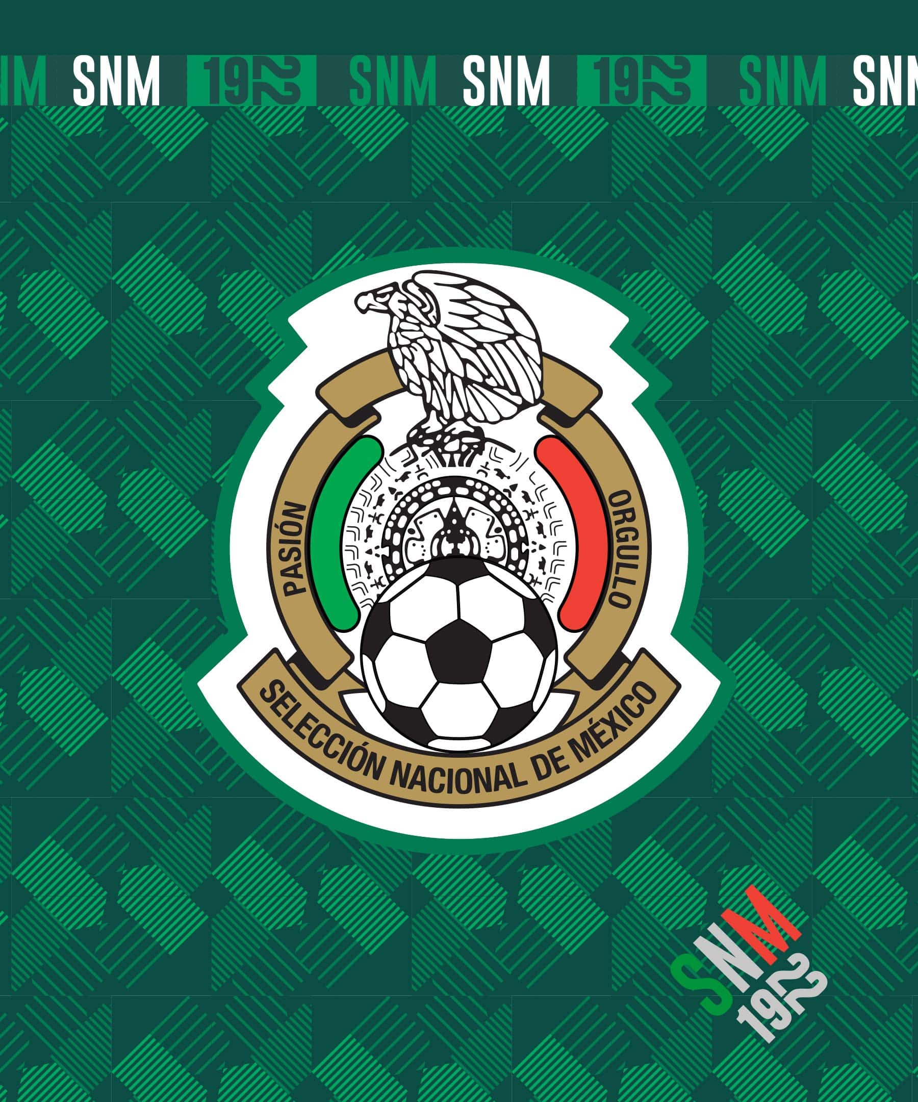 Manta de Borrego con Logo del Equipo Nacional de México con