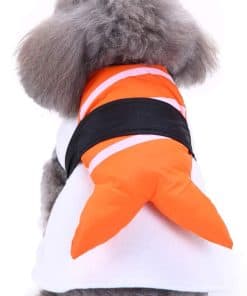 Disfraz de Camarón Sushi de Lujo para Perros Gatos de