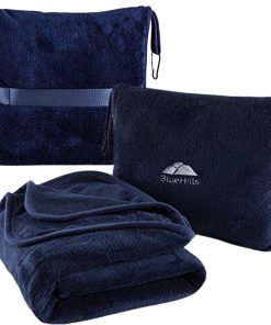 Manta Almohada de Viaje Premium BlueHills: Manta de Viaje