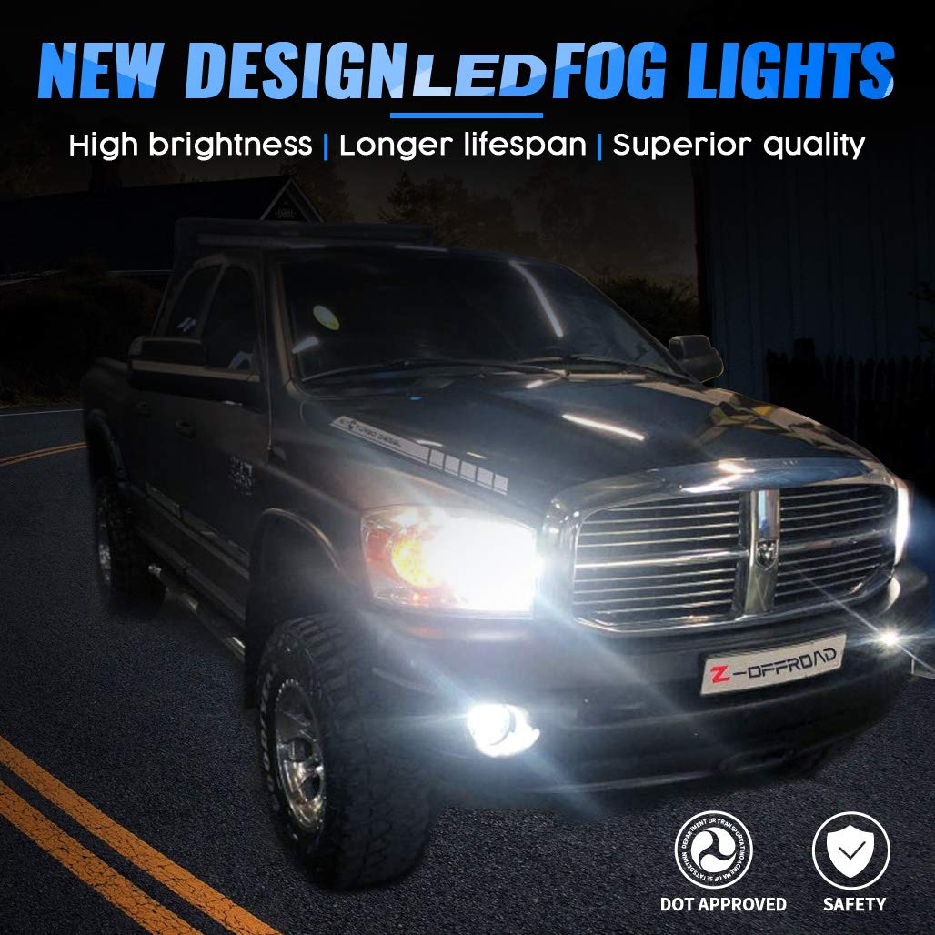 2pcs Luces LED de Niebla 63W Z-OFFROAD Reemplazo para - Imagen 8