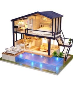 Kit de Casa de Muñecas en Miniatura DIY, UniHobby Time