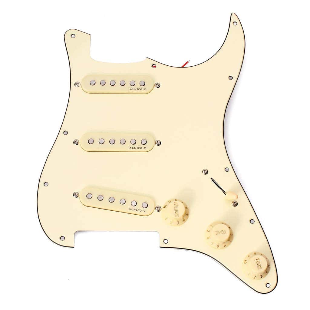 Alnicov SSS 3-Ply Prewired Loaded Pickguard Scratchplate