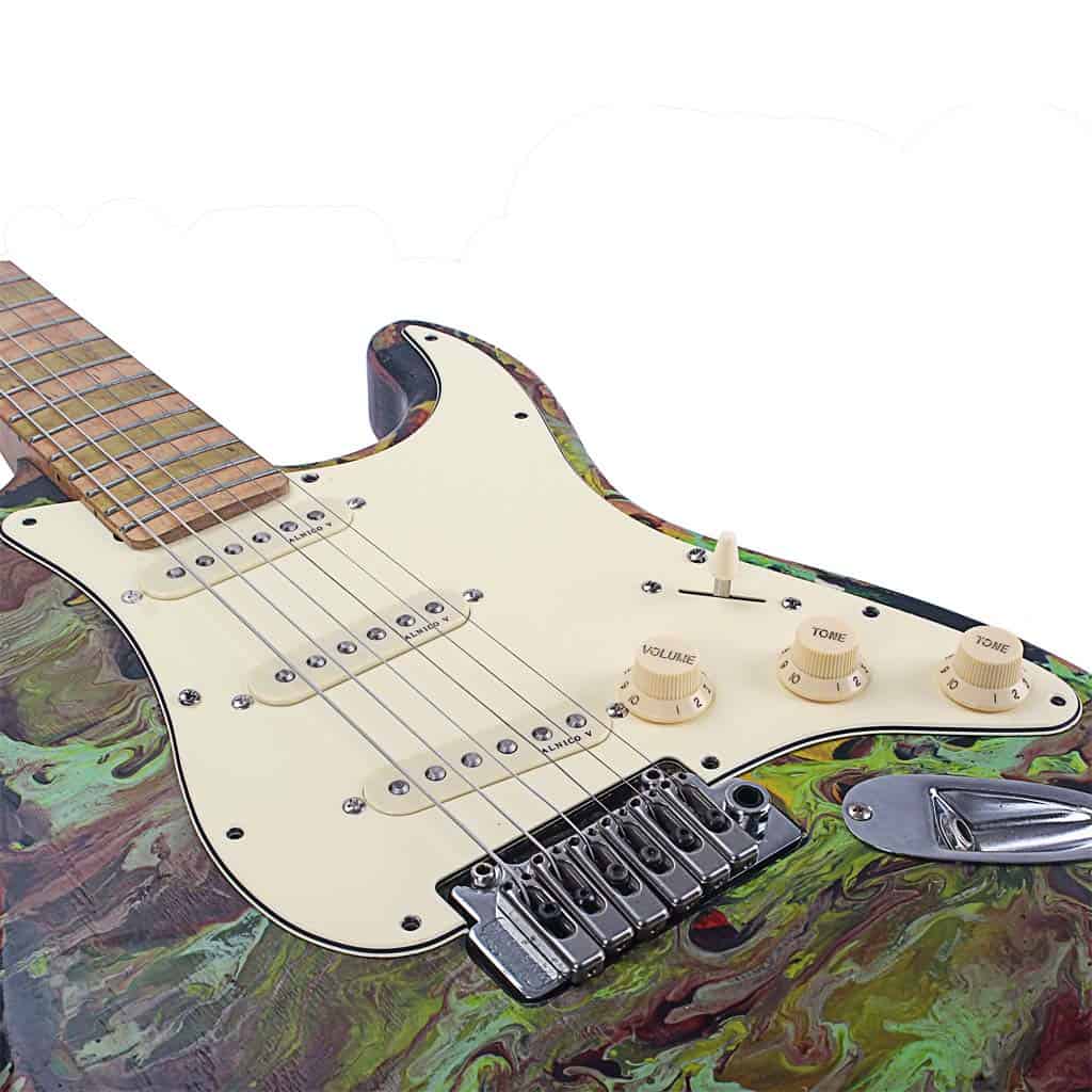 Alnicov SSS 3-Ply Prewired Loaded Pickguard Scratchplate - Imagen 7