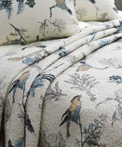 Juego de edredón tamaño Twin Brandream de algodón con aves