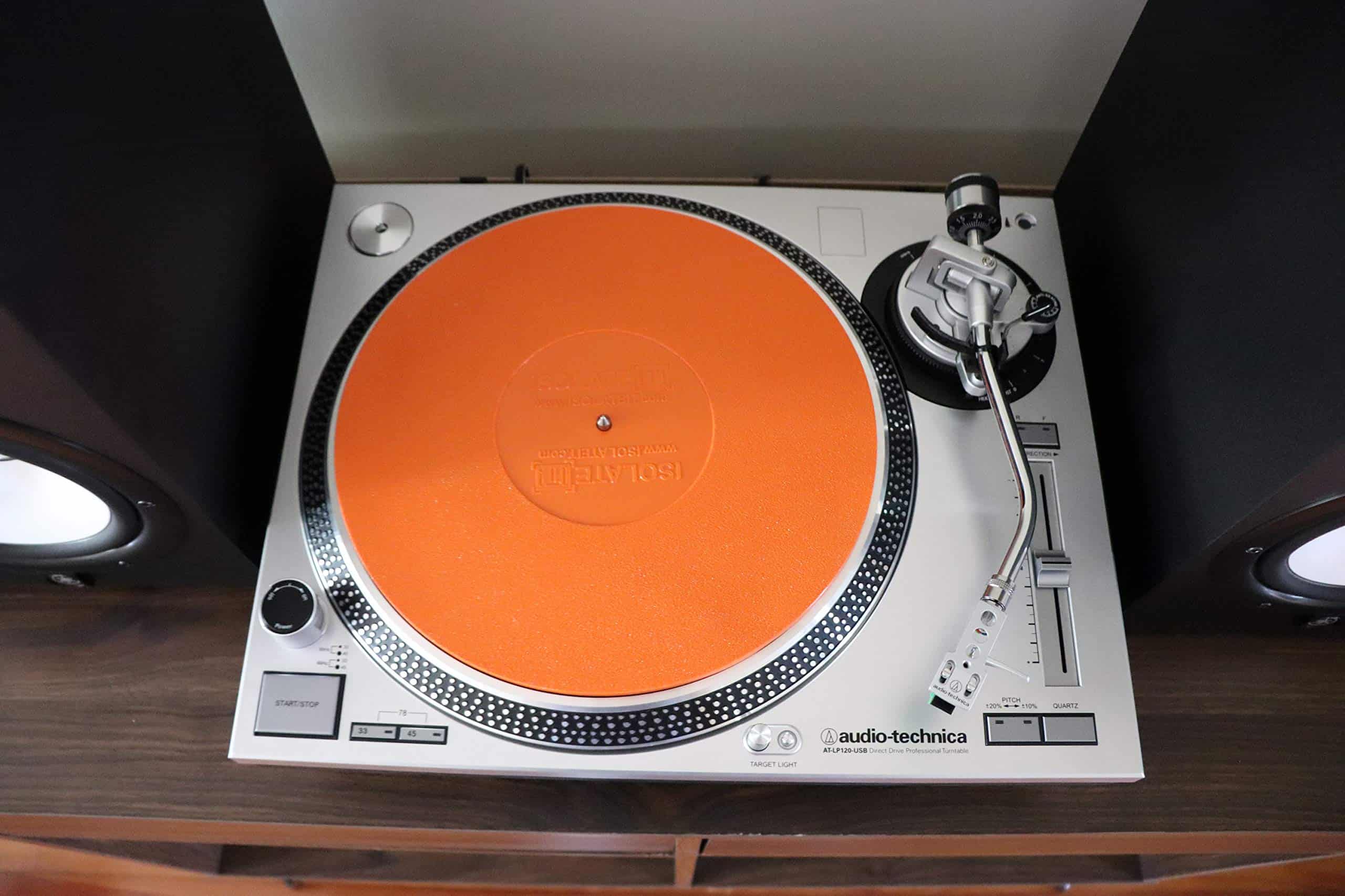 Tapete para tocadiscos de 6 mm de Sorbothane Naranja - Imagen 6