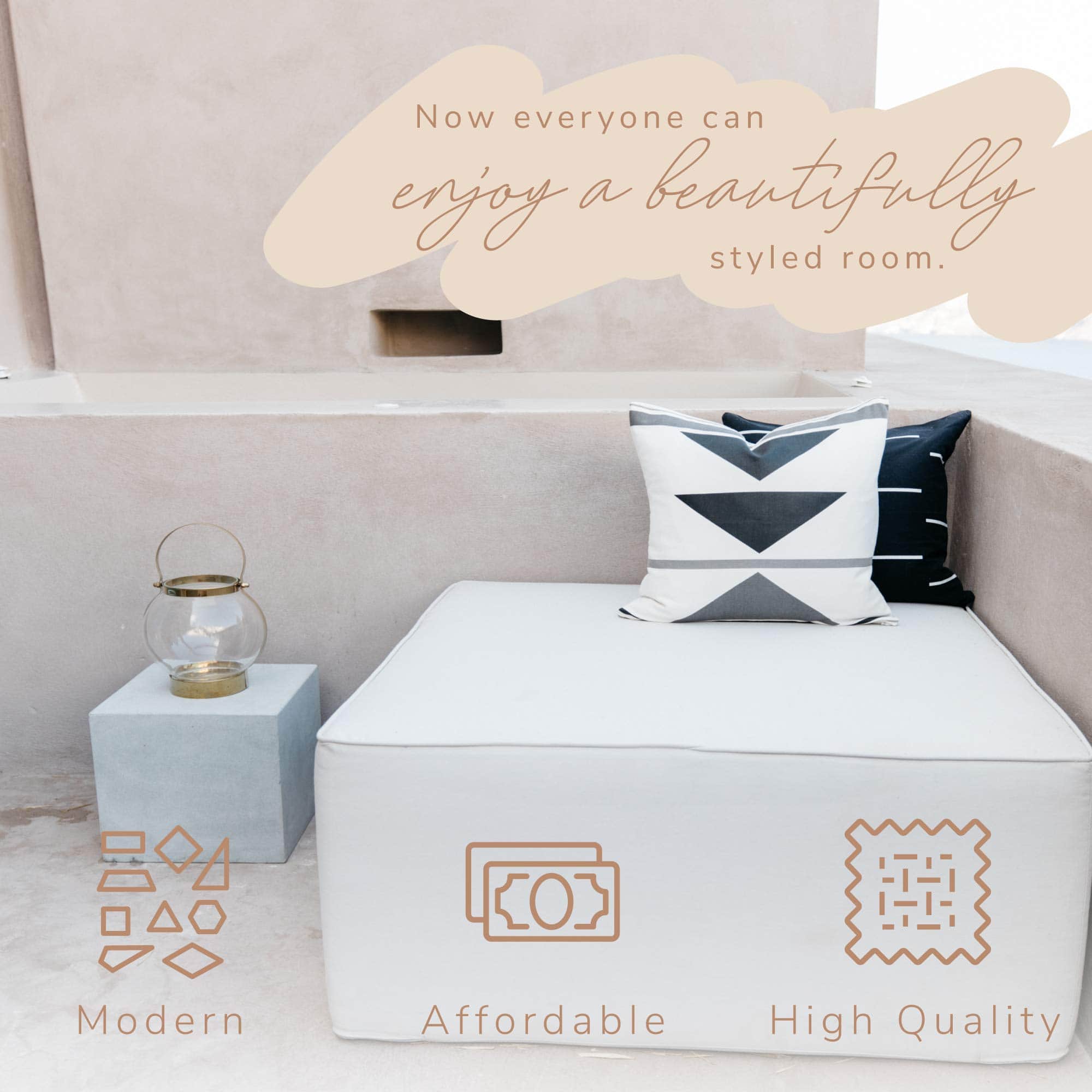 Woven Nook - Modern & Luxurious Fundas de Cojines de Tiro - Imagen 5