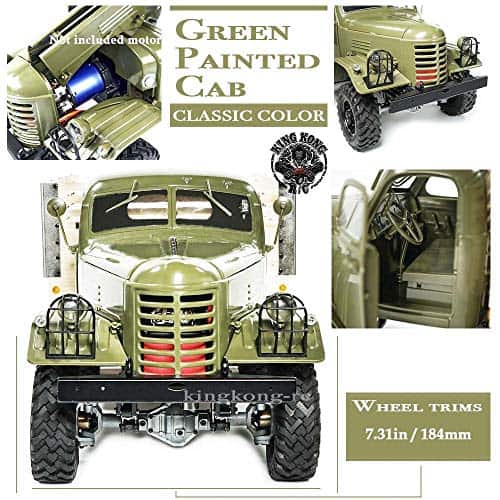 Kingkong RC Car 1/12 Scale CA30/ZISL-151 6x6 Camioneta - Imagen 4