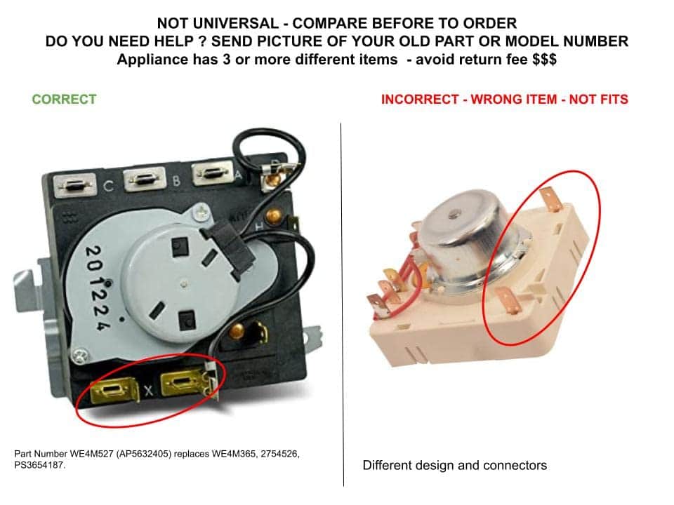 Temporizador de secadora Global Products EAP3654187 - Imagen 5
