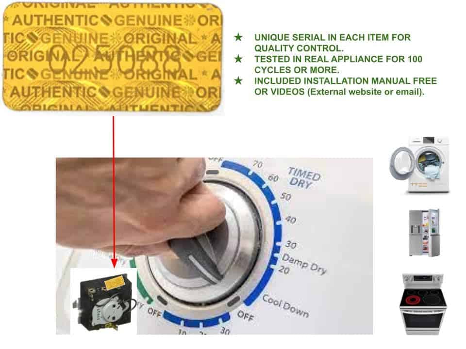 Temporizador de secadora Global Products EAP3654187 - Imagen 3