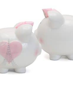 Hucha de cerámica Child to Cherish para niñas, Amor París