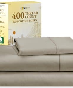 Juego de sábanas California Design Den de -Taupe